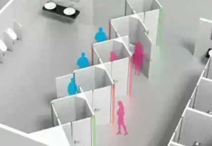 深圳潮汐厕所亮相，提升女性入厕时效