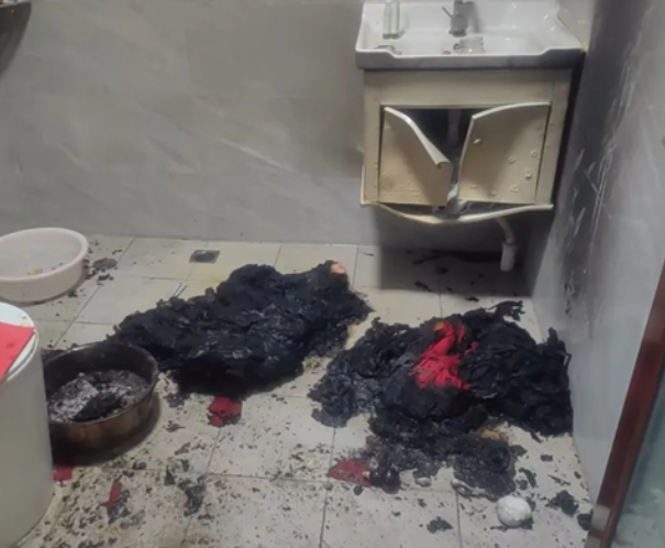 上海养生：女技师用火煮饭，导致宿舍起火