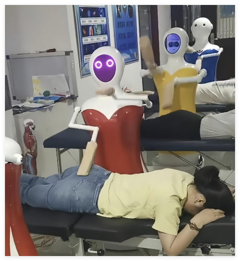 养生新体验：智能机器人技师入驻"后花园"会所